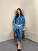 2 Pcs Women's Stitched Linen Printed Suit